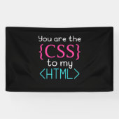 Programmierer Sie sind CSS zu meinem HTML Banner (Horizontal)
