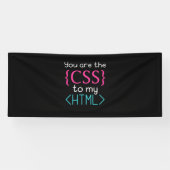 Programmierer Sie sind CSS zu meinem HTML Banner (Horizontal)