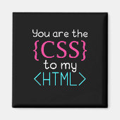 Programmierer Sie sind CSS zu meinem HTML Magnet (Vorne)