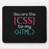 Programmierer Sie sind CSS zu meinem HTML Mousepad (Vorne)
