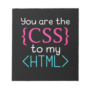 Programmierer Sie sind CSS zu meinem HTML Notizblock