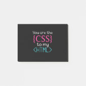 Programmierer Sie sind CSS zu meinem HTML Post-it Klebezettel (Vorderseite)