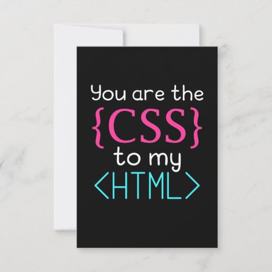 Programmierer Sie sind CSS zu meinem HTML RSVP Karte (Vorderseite)