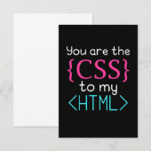 Programmierer Sie sind CSS zu meinem HTML RSVP Karte (Vorne/Hinten)