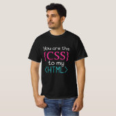 Programmierer Sie sind CSS zu meinem HTML T-Shirt (Vorne ganz)