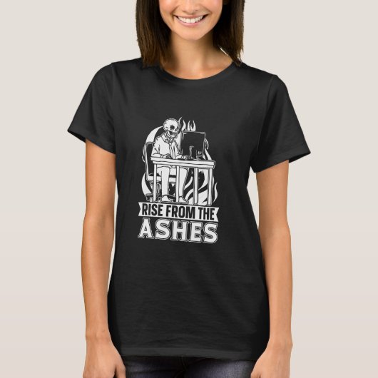Programmierer Skeleton Developer Software Engineer T-Shirt (Vorderseite)