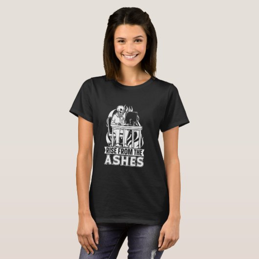 Programmierer Skeleton Developer Software Engineer T-Shirt (Vorne ganz)