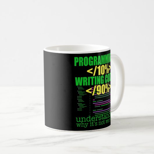 Programmierer Software Entwickler Computer Enginee Kaffeetasse (VorderseiteRechts)