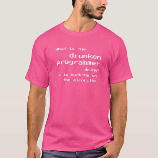 Programmierer-Software-Entwickler-Entwickler Alg T-Shirt (Vorderseite)