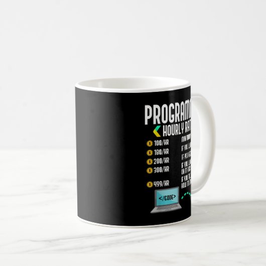 Programmierer Software-Entwicklungsrechner für Stu Kaffeetasse (VorderseiteRechts)