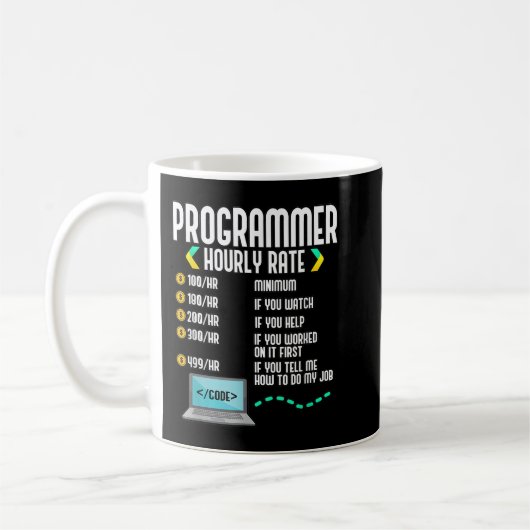 Programmierer Software-Entwicklungsrechner für Stu Kaffeetasse (Links)