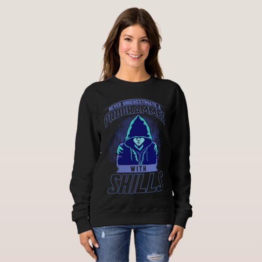 Programmierer Softwareentwickler Computerfreak Sweatshirt (Vorne ganz)