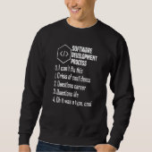 Programmierer Softwareentwickler Computertechniker Sweatshirt (Vorderseite)