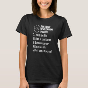 Programmierer Softwareentwickler Computertechniker T-Shirt