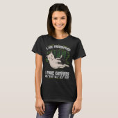Programmierer Spaß Cat Informatist T-Shirt (Vorne ganz)