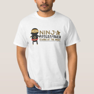 Programmierer-T - Shirt: Ninja Programmierer T-Shirt