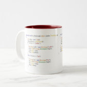 Programmierer-Tasse 2,0 Zweifarbige Tasse (Vorderseite Links)