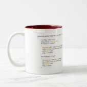 Programmierer-Tasse 2,0 Zweifarbige Tasse (Links)