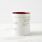 Programmierer-Tasse 2,0 Zweifarbige Tasse (Mittel)