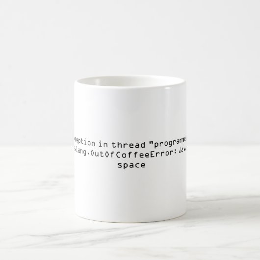 Programmierer-Tasse II Verwandlungstasse (Mittel)