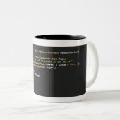Programmierer-Tasse v1.4.1 Zweifarbige Tasse (VorderseiteRechts)