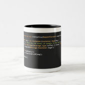 Programmierer-Tasse v1.4.1 Zweifarbige Tasse (Mittel)