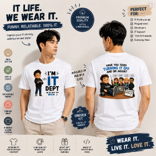 Programmierer & Tech-Support Grafik-T-Shirt T-Shirt