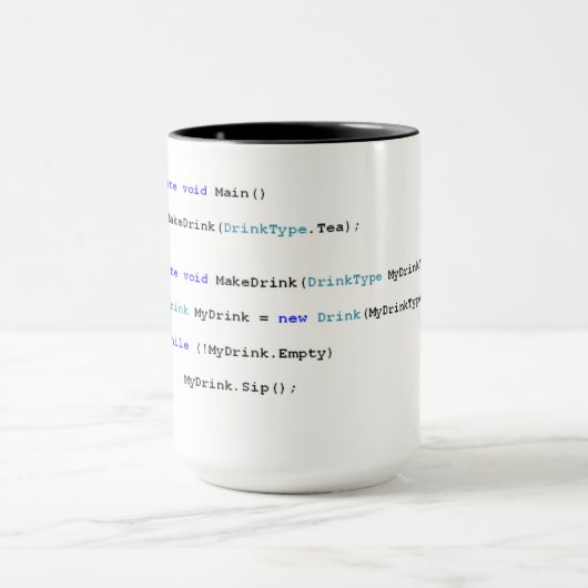 Programmierer-Tee-Tasse C scharfe Tasse (Zentrum)