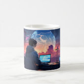 Programmierer und Ansicht Kaffeetasse (Mittel)