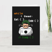 Programmierer und Entwickler Karte (Vorderseite)