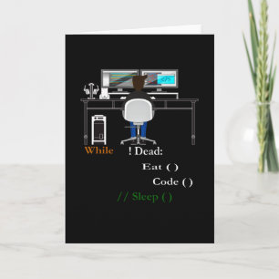 Programmierer und Entwickler Karte