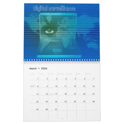 Programmierer und Häcker Kalender (Mär 2026)
