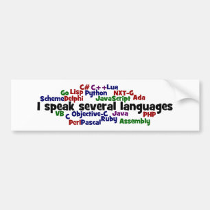 Programmierer verfügen über mehrere Programmierken Autoaufkleber