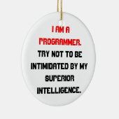 Programmierer-Verzierung Keramik Ornament (Rechts)