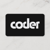 Programmierer Visitenkarte (Vorderseite)
