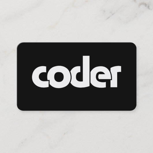 Programmierer Visitenkarte (Vorderseite)