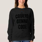Programmierer von Google Code Programmier-Software Sweatshirt (Vorderseite)