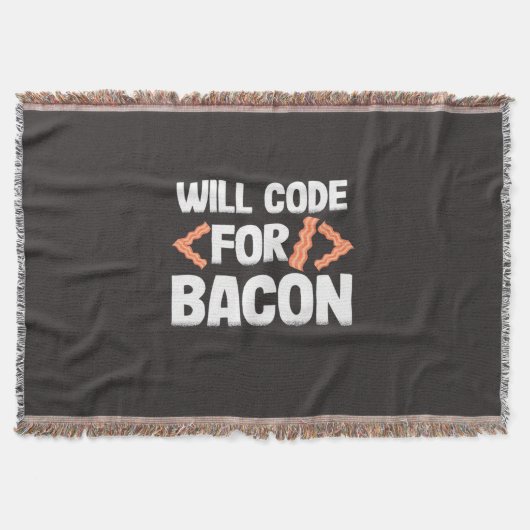 Programmierer wird Code für Bacon Decke (Vorderseite)