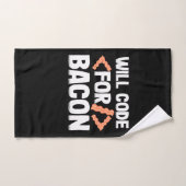 Programmierer wird Code für Bacon Handtuch (Handtuch)