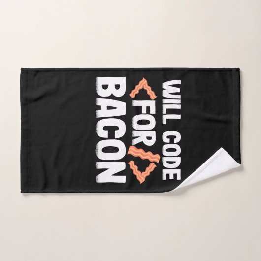 Programmierer wird Code für Bacon Handtuch (Handtuch)