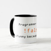 Programmierer-Witz-Tasse Tasse (Vorderseite Links)