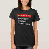 Programmierer-Witz Web-Software-Entwickler Git Com T-Shirt (Vorderseite)