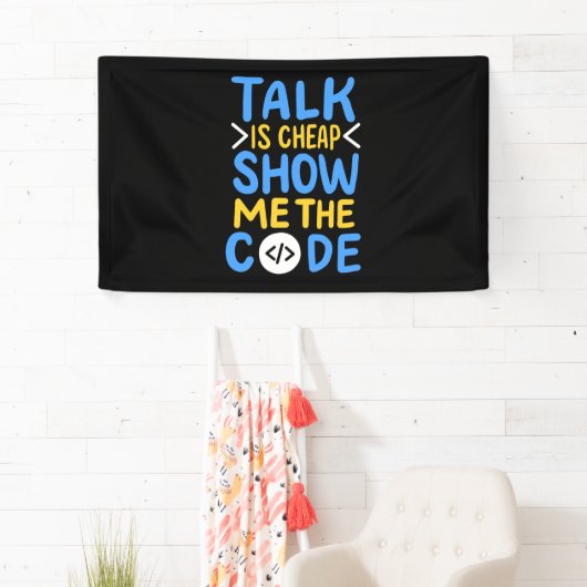 Programmierer zeigen mir den Code Banner (Insitu)