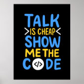 Programmierer zeigen mir den Code Poster (Vorne)
