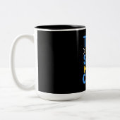 Programmierer zeigen mir den Code Zweifarbige Tasse (Links)
