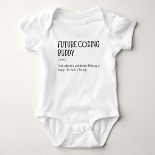 Programmierer Zukunft Coding Buddy Lustiger Entwic Baby Strampler