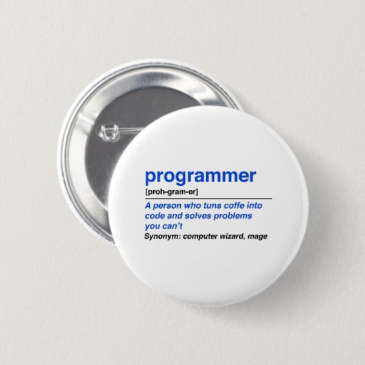 Programmiererdefinition Button (Vorne & Hinten)