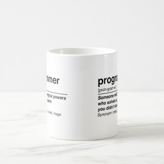 Programmiererdefinition Kaffeetasse (Mittel)