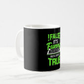 Programmiererin falsch Es ist lustig Kaffeetasse (Vorderseite Links)