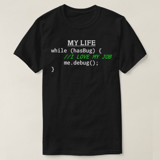 Programmiererin T-Shirt (Design vorne)